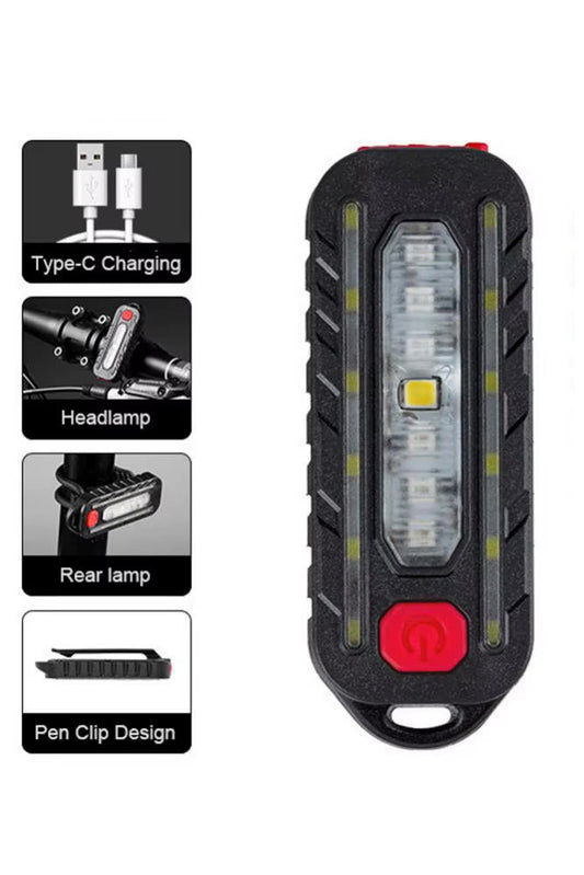 FARO ANTERIORE BICICLETTA RICARICABILE