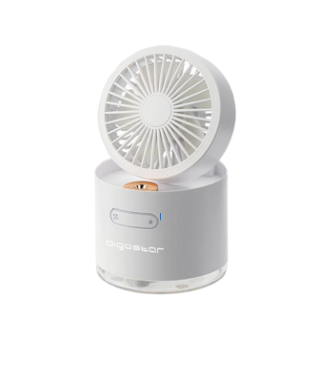 Mini ventilatore portatile con funzione nebulizzatore d'acqua ricaricabile