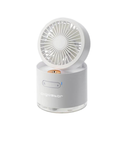 Mini ventilatore portatile con funzione nebulizzatore d'acqua ricaricabile