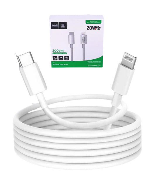 200CM - 20W CAVO DATI TYPE C - IPHONE  - 6 PZ
