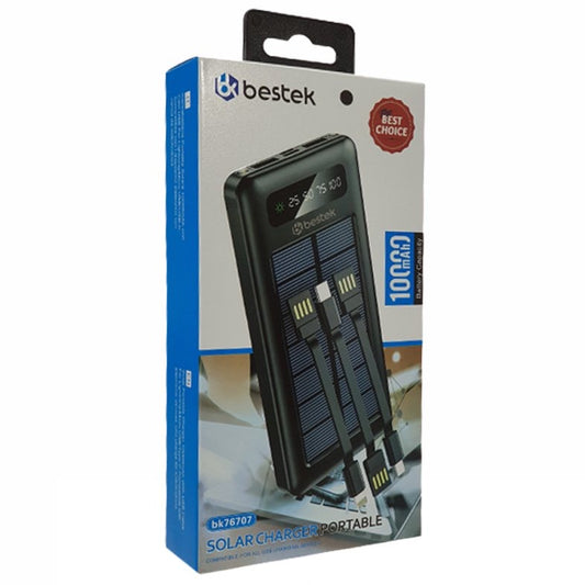 POWER BANK BESTEK C/PANNELLO SOLARE 10.000MAH