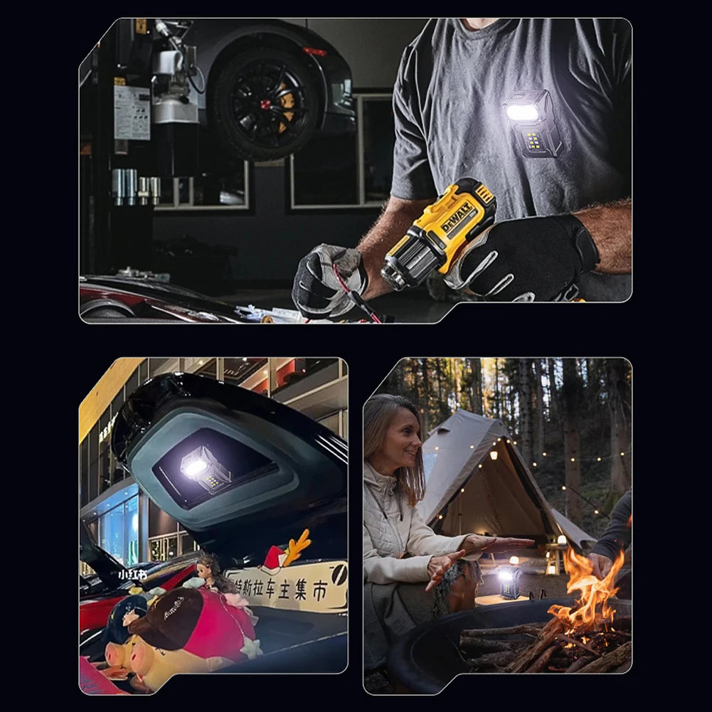 6 PZ -  TORCIA LED MULTIUSO RICARICABILE