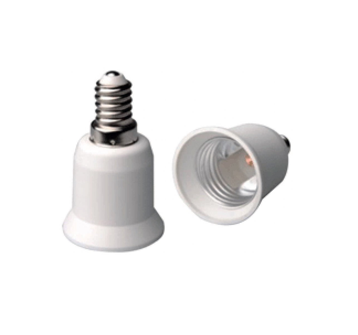 12 PZ -  ADATTATORE PER LAMPADINE E14 - E27