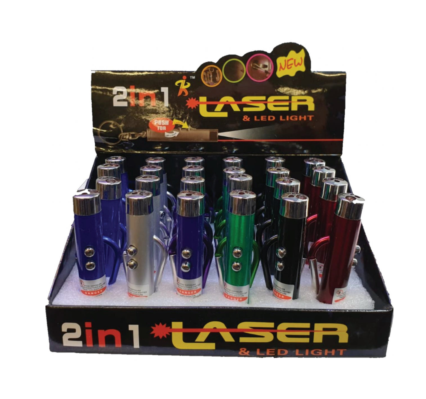 24 PZ - PORTACHIVI LASER LED