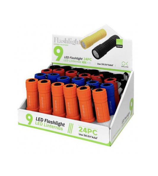 24 PZ - TORCE LED TASCABILI