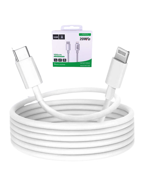 100 CM - CAVO DATI TYPE C - IPHONE 20W  - 6 PZ
