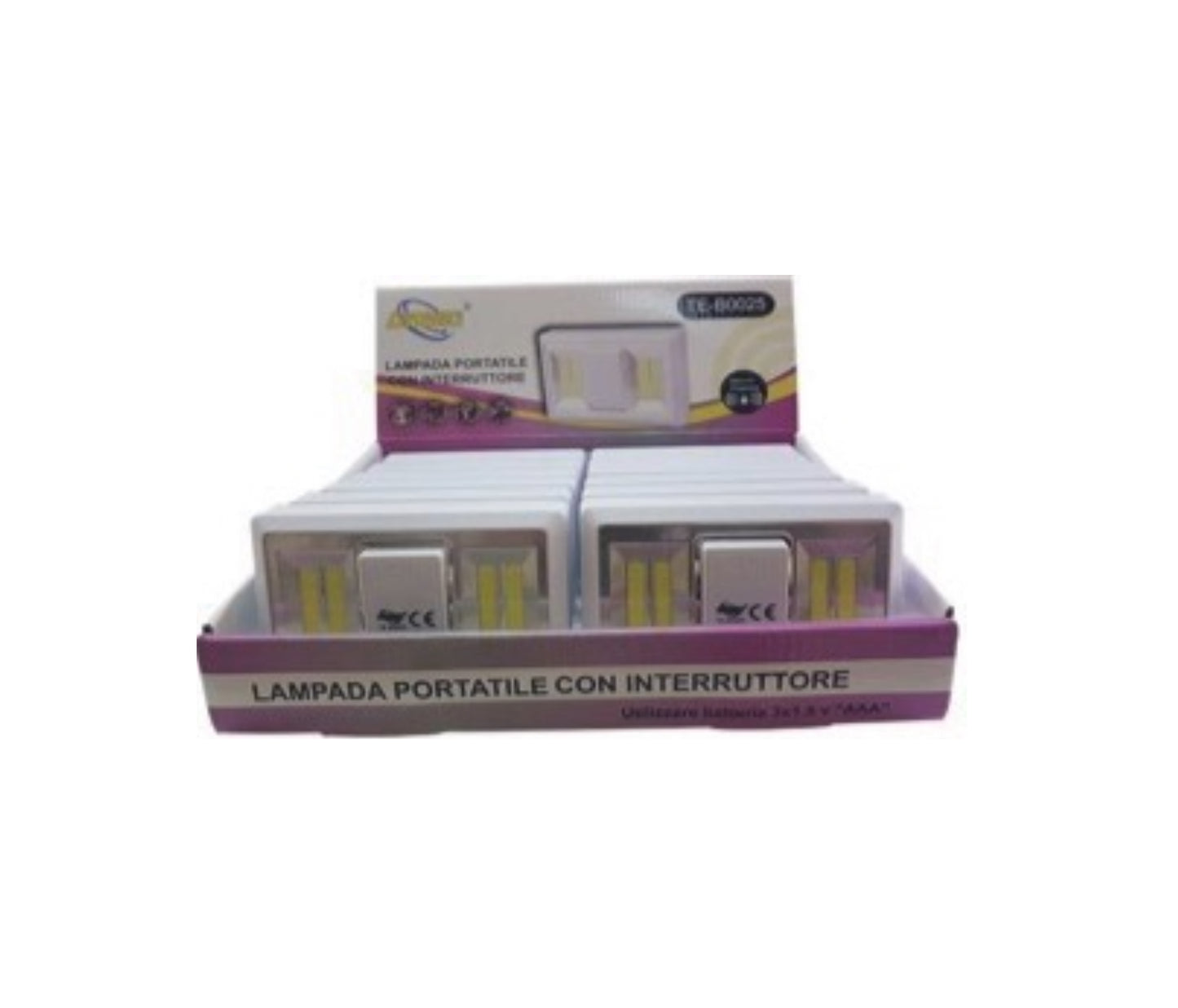 12 PZ - TORCIA LED DA ARMADIO