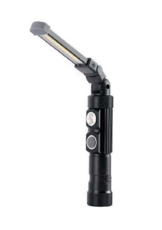 TORCIA LED BASE MAGNETICA PIEGHEVOLE RICARICABILE