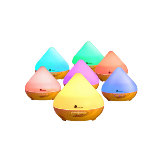 UMIDIFICATORE CON DIFFUSORE ESSENZE RGB