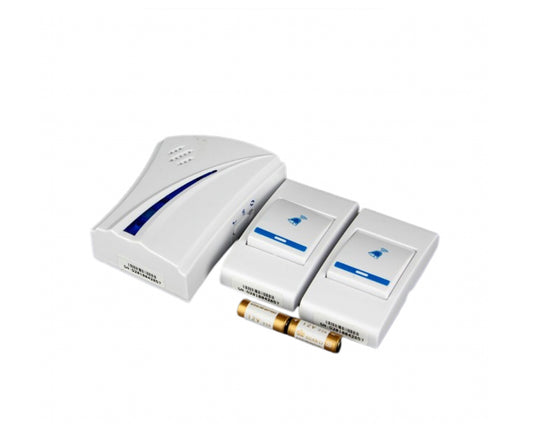 CAMPANELLO SENZA FILI SUONERIA CON DOPPIO TELECOMANDO