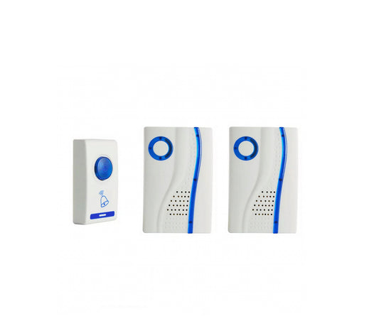 CAMPANELLO SENZA FILI SUONERIA CON DOPPIO TELECOMANDO