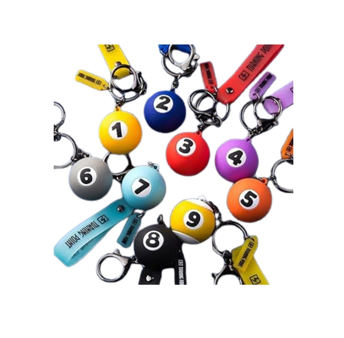 12 PZ -  PORTACHIVI PALLINA NUMERATA