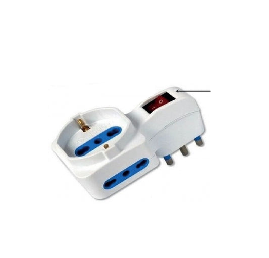 10 PZ - ADATTATORE TRIPLO SPINA 10A
