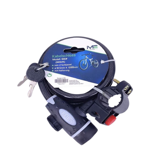 6 PZ - LUCCHETTO BICI A CHIAVE