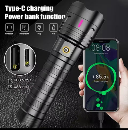 TORCIA LED MILITARE P50 RICARICABILE